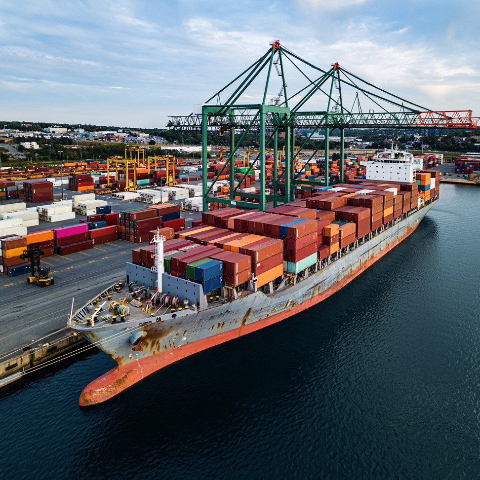 Port logistics and container terminal